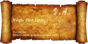 Végh Antigon névjegykártya
